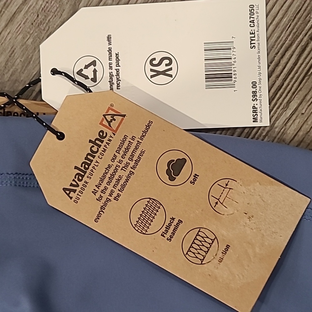 Avalanche Steel Blue Fleece Lined Leggings Size Xs — image 6 of 8